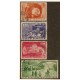 RUSIA 1935 Yv 551/4 SERIE COMPLETA, LA RARA DE SUBTERRANEOS 55 EUROS